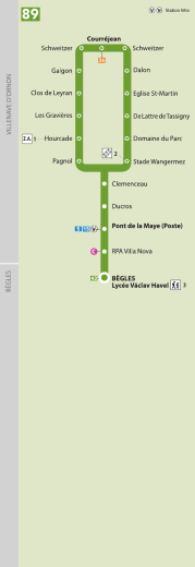 ligne 89 aller