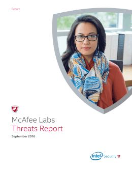 Rapport de McAfee Labs sur le paysage des menaces