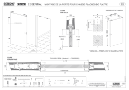 Syst&egrave;me Int&eacute;gr&eacute; ESSENTIAL - Montage de la porte