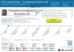 Web marketing / Communication web Seauve Matthieu