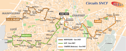 Plan schématique de la gare routière de Chartres