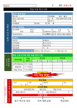 입 항 전 미 리 확 인 지 진 ・ 해 일 발 생 시 판 단 지진・해일 발생 !! 항구