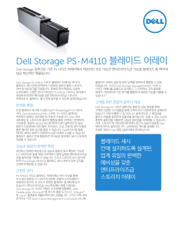 Dell Storage PS-M4110 블레이드 어레이