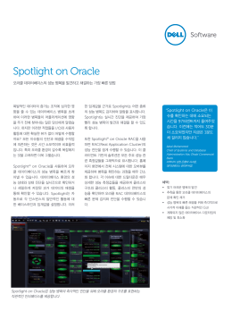 Spotlight on Oracle_데이터시트