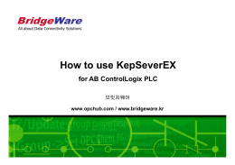 How to use KepSeverEX for AB ControlLogix PLC