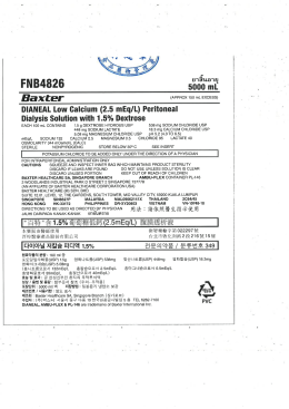 Page 1 FNB4826 5000 ml BaXTET" (APPROX 150 mL EXCESS