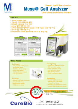Page 1 Compact type2 flow cytometry MuseG) Cell Analyzer A part