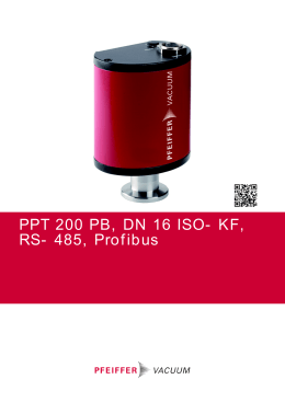 PPT 200 PB, DN 16 ISO-KF, RS-485, Profibus