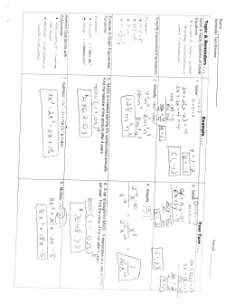 Page 1 Page 2 Factor Polynomials 9. Factor 3x） + 21 x + Example