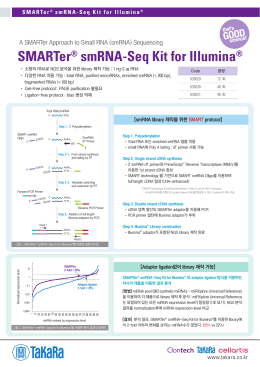 small RNA NGS 분석을 위한 SMARTer® smRNA