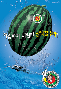 2008년 삼복꿀수박 리프렛