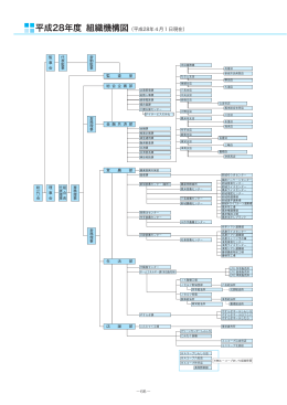 平成28年度 組織機構図