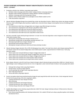 soal-osk-astronomi-2009-2010