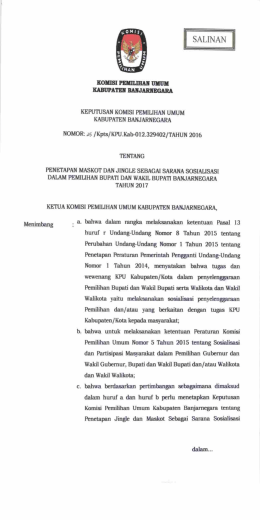 - KPU Kab. Banjarnegara