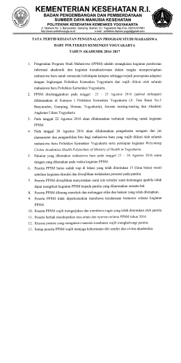 - POLITEKNIK KESEHATAN YOGYAKARTA