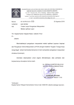 Page 1 KEMENTERIAN HUKUM DAN HAKASASI MANUSIA