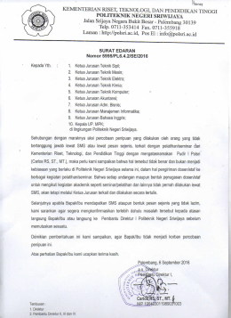 - Politeknik Negeri Sriwijaya