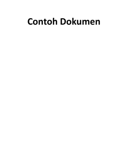 Contoh Dokumen