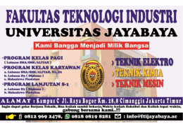 Brosur FTI Jayabaya