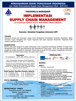 implementasi supply chain management
