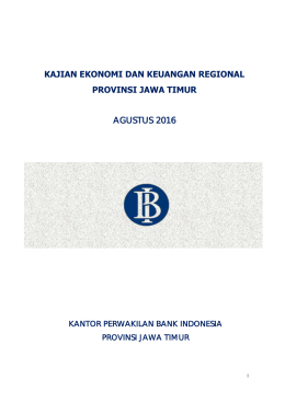 kajian ekonomi dan keuangan regional provinsi