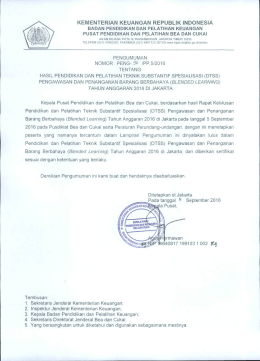 (Blended Learning) T.A 2016 Di Jakarta