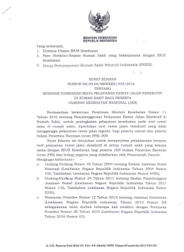 Page 1 MENTERI KESEHATAN REPUBLIK INDONESIA Yang