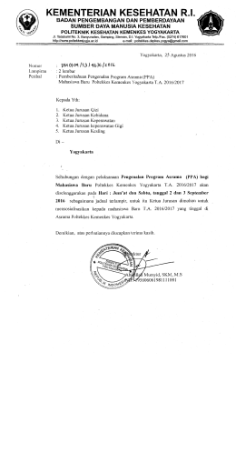 Page 1 KEMENTERIAN KESEHATAN R.I. BADAN
