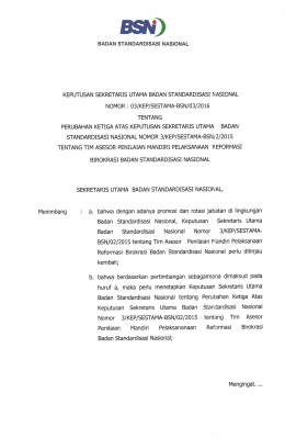 SK Tim Asesor PMPRB BSN