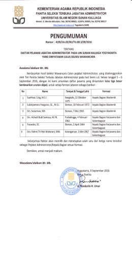 - UIN Sunan Kalijaga