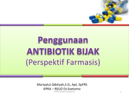 Pola Penggunaan Antibiotik di RSUD Dr.Soetomo