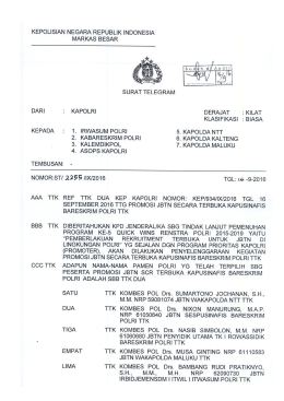 st/2255/ix/2016 pengumuman promosi jabatan secara terbuka