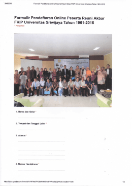 Page 1 30/8/2016 Formulir Pendaftaran Online Peserta Reuni Akbar