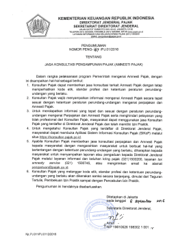 Page 1 s. KEMENTERIAN KEUANGAN REPUBLIK INDONESIA