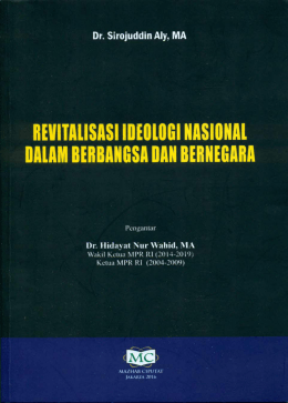 Buku Revitalisasi Ideologi Nasional dalam Berbangsa dan Negara