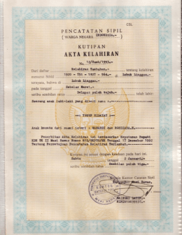 Page 1 - - CSL. P E NC A. T. A. T. A. N S IP I L (warga secara "°