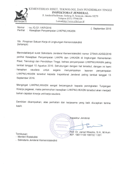 - Inspektorat Jenderal