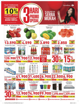 Page 1 PLUS TAMEAHAN S Carrefour G, BELANJAAPASAJA