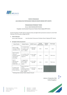 Unduh PDF - MRT Jakarta