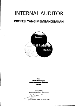 Srihadi W-Penelitian-Menulis Buku Referensi Internal Auditor 2016