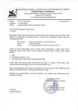 - Inspektorat Jenderal