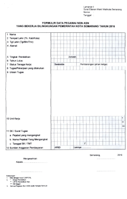 Form - BKD Kota Semarang
