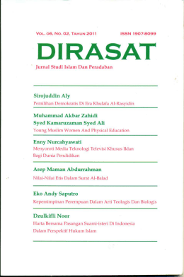 Jurnal Dirasat