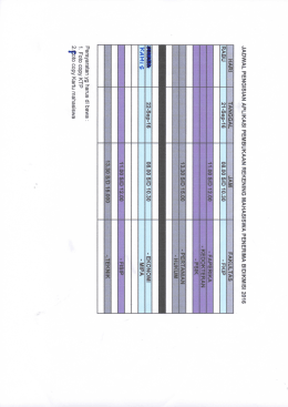 Page 1 JADWAL PENGISIAN APLIKASI PEMBUKAAN REKENING