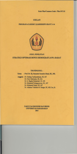 Sutyastie-Penelitian-ALG Strategi Optimasi Bonus Demografi-2016