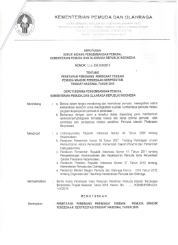 - Kemenpora