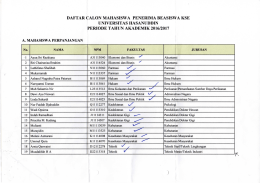 perpanjangan kse - Universitas Hasanuddin