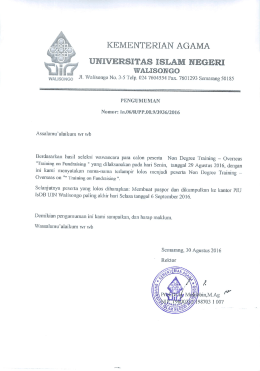 Page 1 KEMENTERIAN AGAMA UNIVERSITAS ISLAM INEGERI Ti