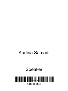 Karlina Samadi Speaker
