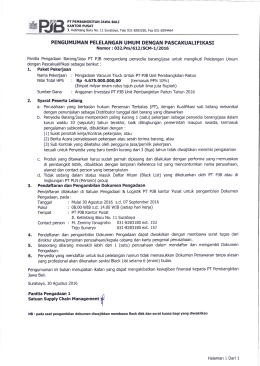 Page 1 - - : - A, PT PEMBANGKITAN JAWA-BALI :